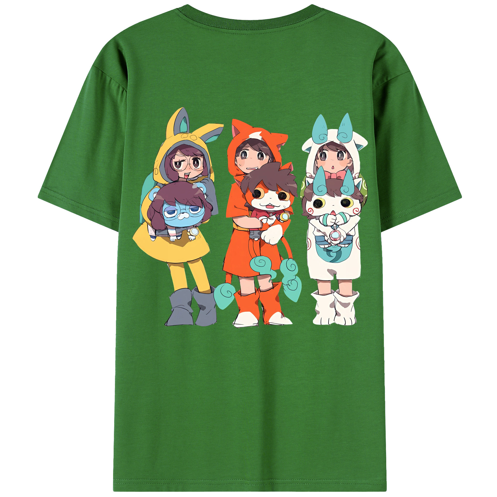 （画像用） 妖怪ウォッチ Yo-kai Watch レディース半袖Tシャツ(バックプリント)